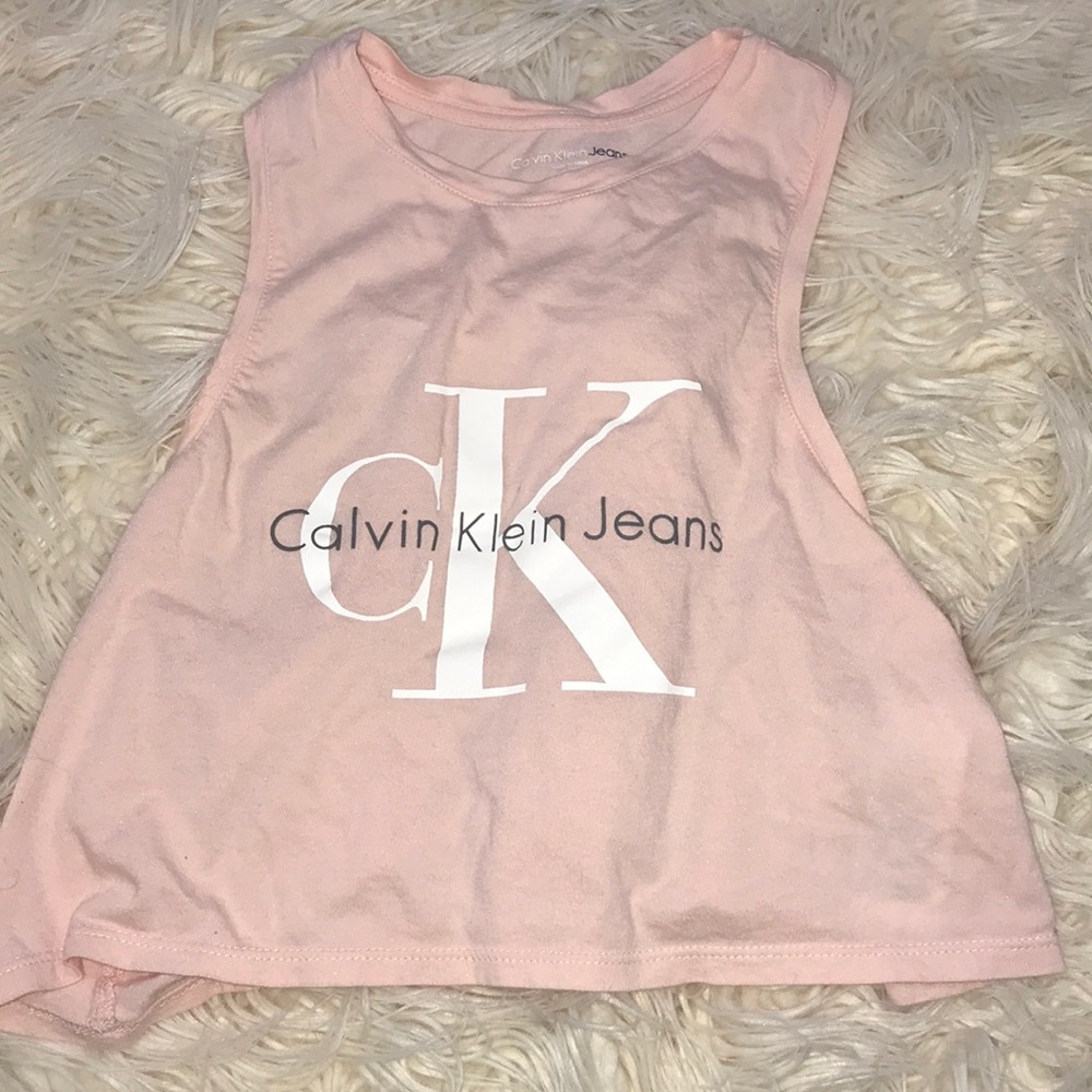 calvin klein crop top